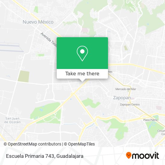 Escuela Primaria 743 map