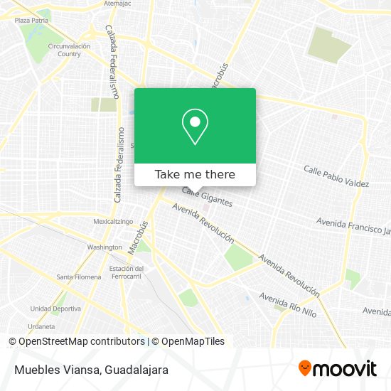 Mapa de Muebles Viansa