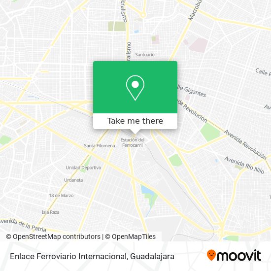 Enlace Ferroviario Internacional map