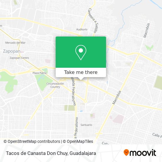 Tacos de Canasta Don Chuy map