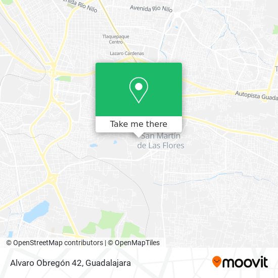 Alvaro Obregón 42 map