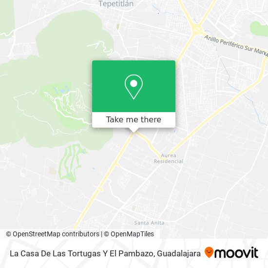 La Casa De Las Tortugas Y El Pambazo map