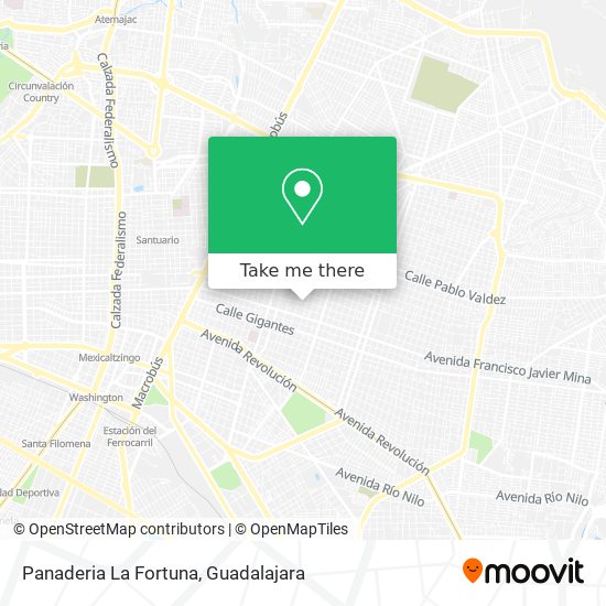 Mapa de Panaderia La Fortuna