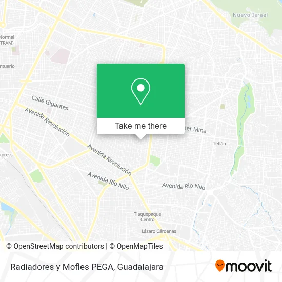 Radiadores y Mofles PEGA map