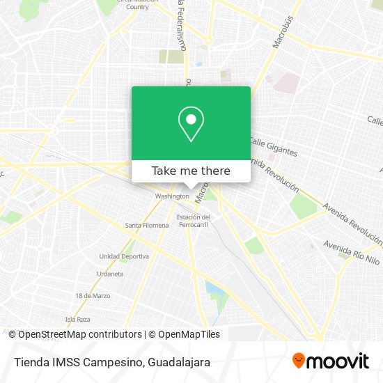 Tienda IMSS Campesino map