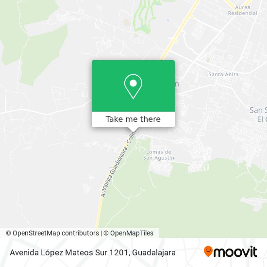 Avenida López Mateos Sur 1201 map