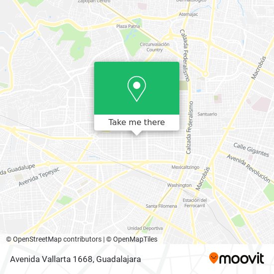 Avenida Vallarta 1668 map
