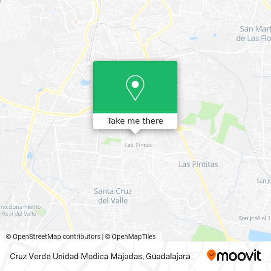 Cruz Verde Unidad Medica Majadas map