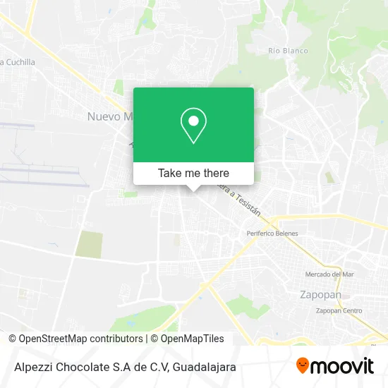 Alpezzi Chocolate S.A de C.V map