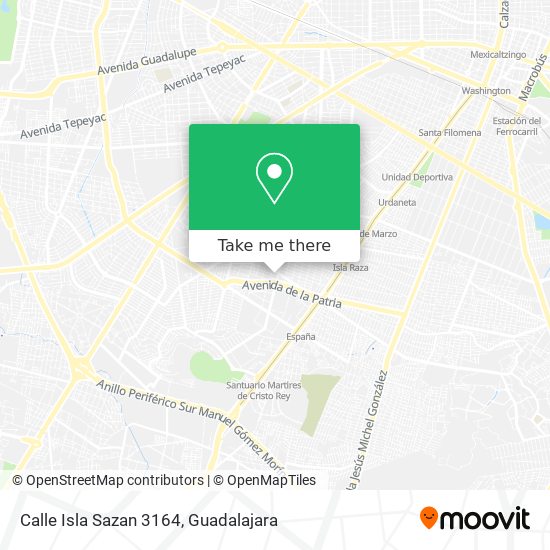 Calle Isla Sazan 3164 map