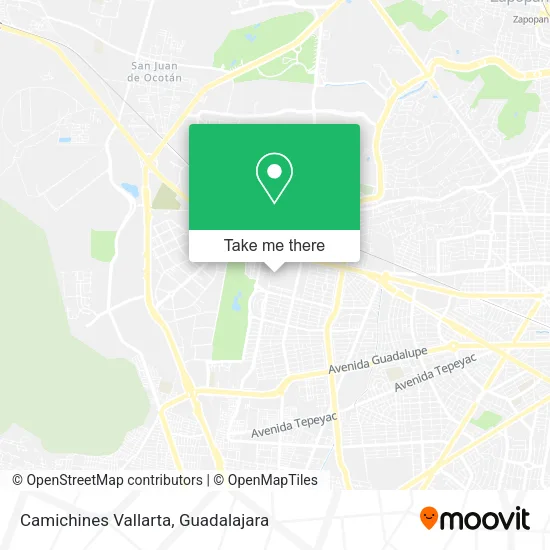 Camichines Vallarta map