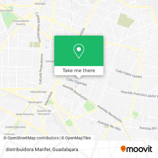 distribuidora Marifer map