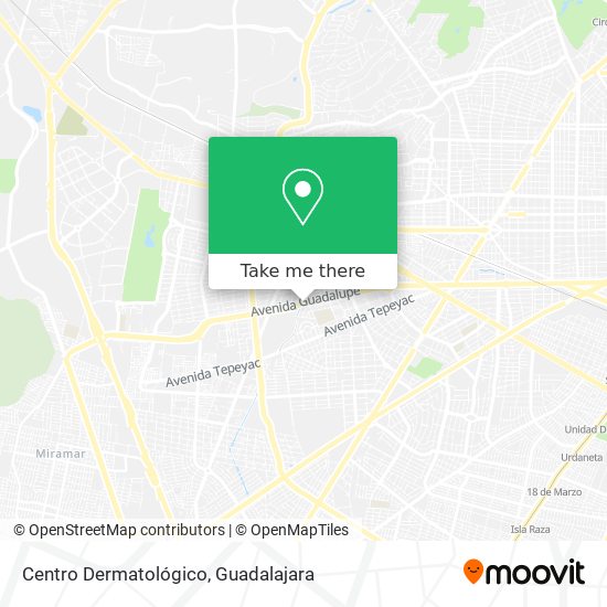 Centro Dermatológico map