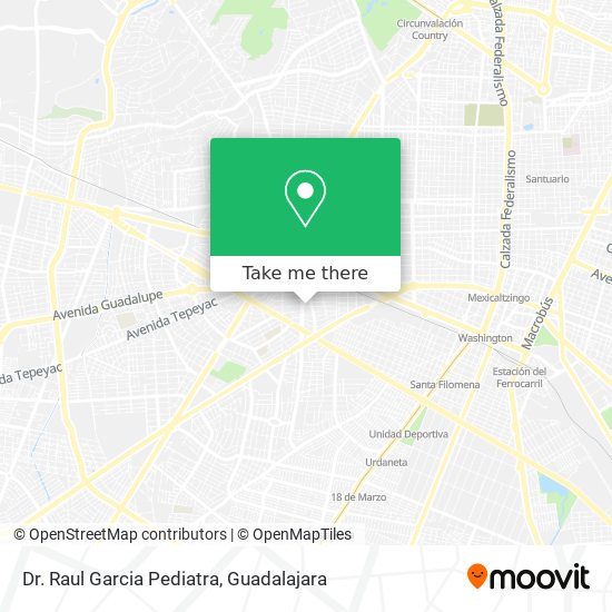 Dr. Raul Garcia Pediatra map
