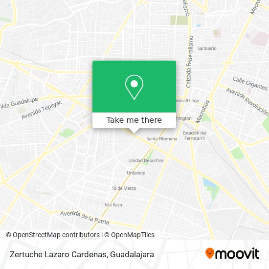 Zertuche Lazaro Cardenas map
