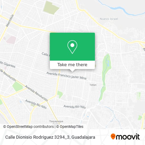 Mapa de Calle Dionisio Rodríguez 3294_3