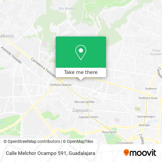 Mapa de Calle Melchor Ocampo 591