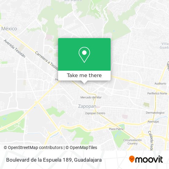 Boulevard de la Espuela 189 map