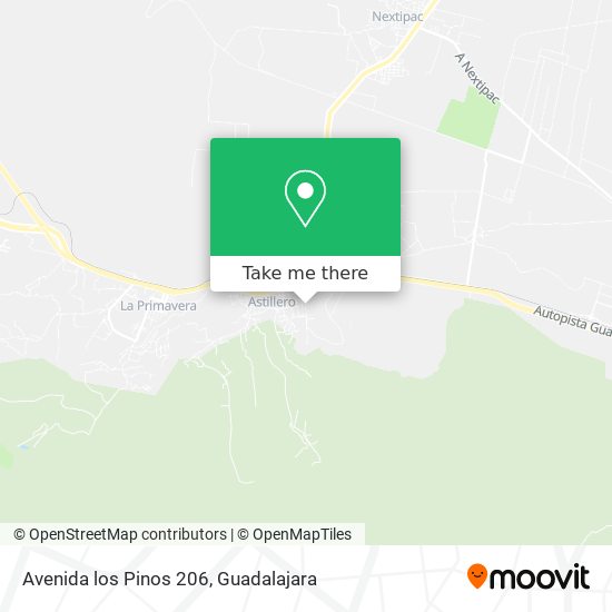 Mapa de Avenida los Pinos 206