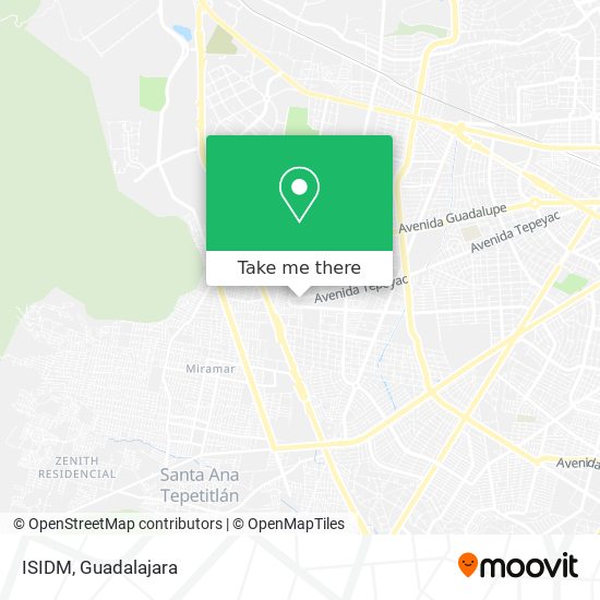 Mapa de ISIDM