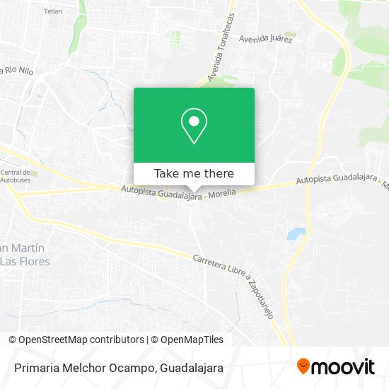 Primaria Melchor Ocampo map