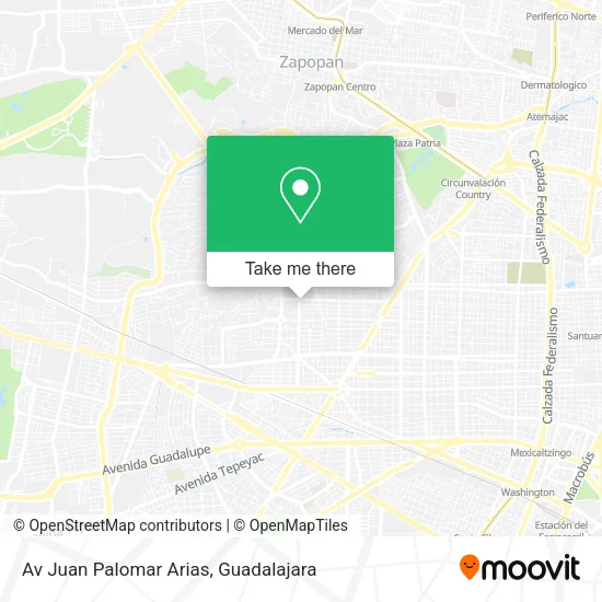 Av Juan Palomar Arias map