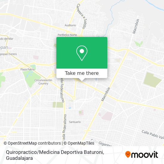 Quiropractico / Medicina Deportiva Baturoni map