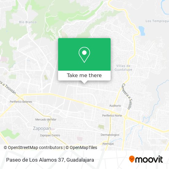 Paseo de Los Alamos 37 map