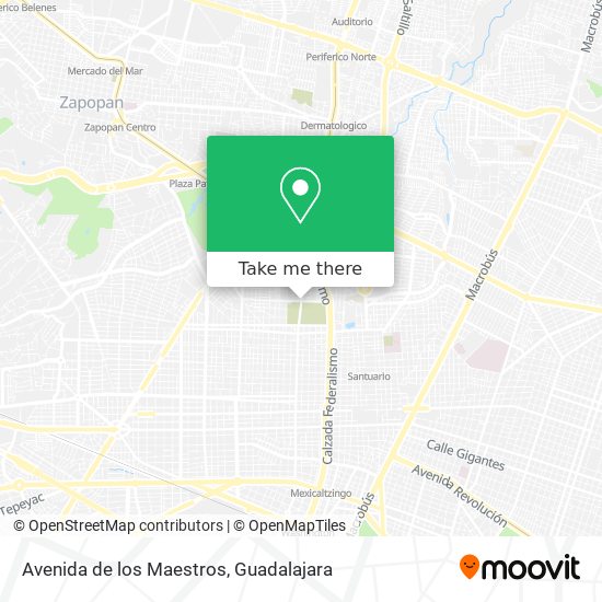 Avenida de los Maestros map