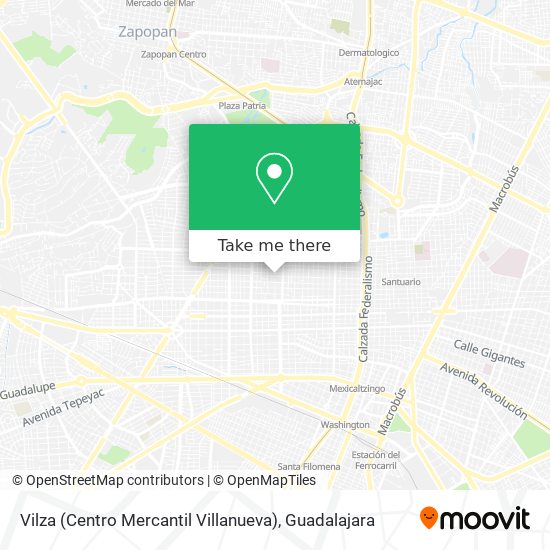 Mapa de Vilza (Centro Mercantil Villanueva)