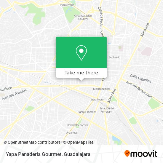 Yapa Panadería  Gourmet map