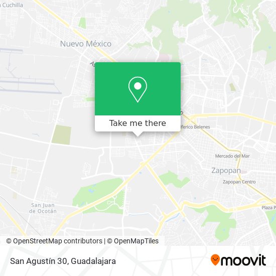 San Agustín 30 map