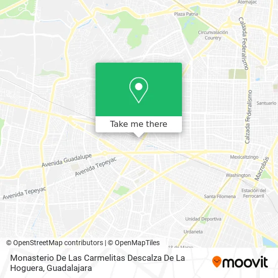 Monasterio  De Las Carmelitas Descalza  De La Hoguera map