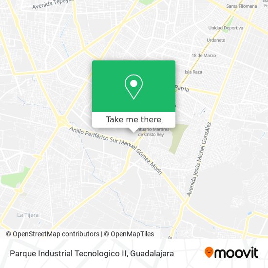 Parque Industrial Tecnologico II map