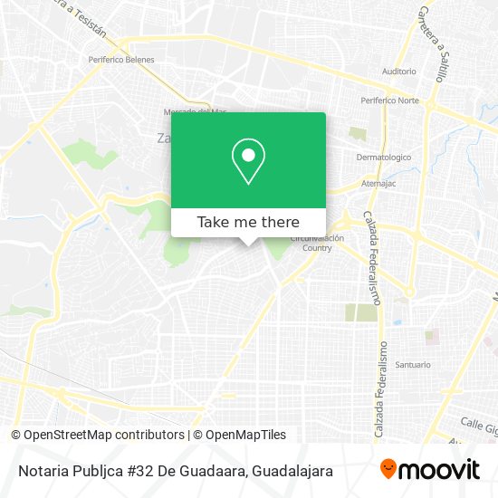 Mapa de Notaria Publjca #32 De Guadaara