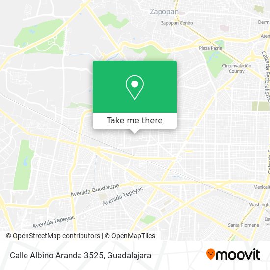 Mapa de Calle Albino Aranda 3525