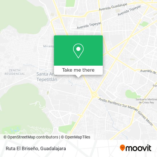 Mapa de Ruta El Briseño