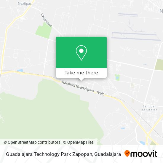 Mapa de Guadalajara Technology Park Zapopan