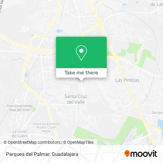 Mapa de Parques del Palmar