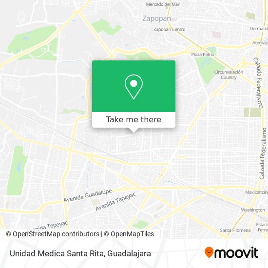 Unidad Medica Santa Rita map