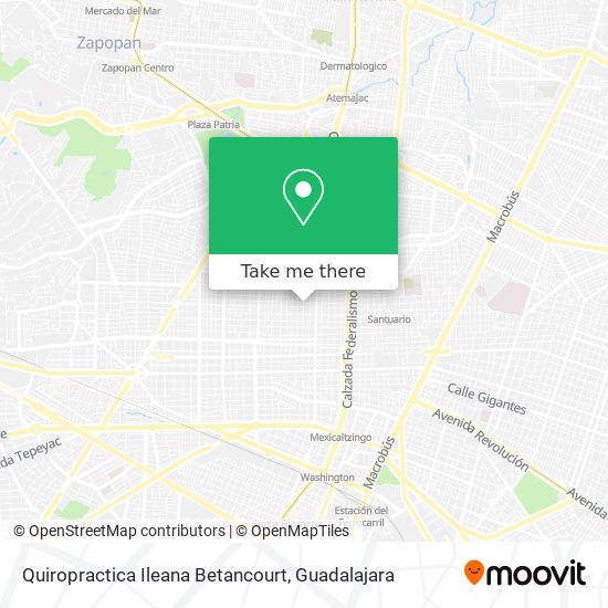 Quiropractica Ileana Betancourt map