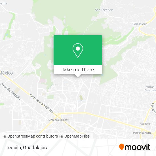 Tequila map