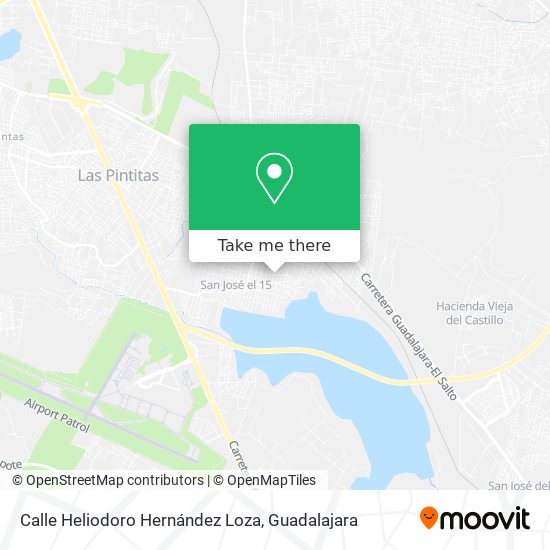 Mapa de Calle Heliodoro Hernández Loza