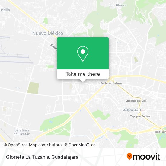 Mapa de Glorieta La Tuzania