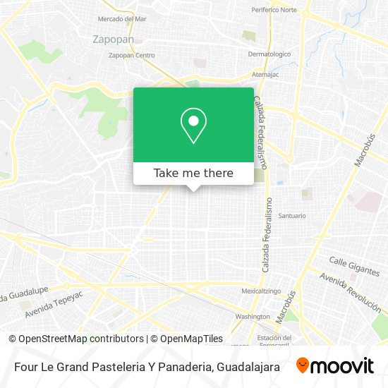 Mapa de Four Le Grand Pasteleria Y Panaderia