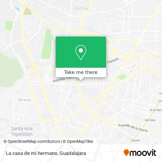 La casa de mi hermano map