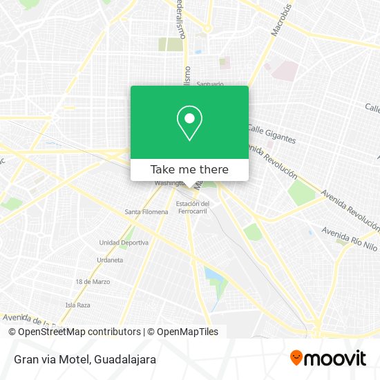 How to get to Gran via Motel in Guadalajara by Bus or Train?