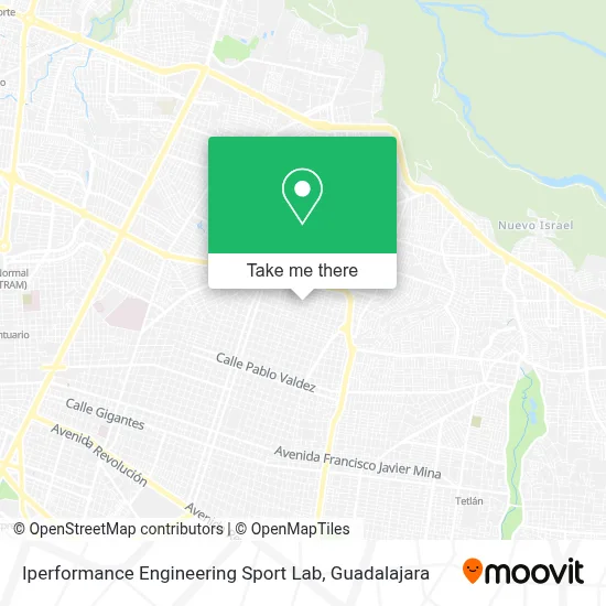 Iperformance Engineering Sport Lab map