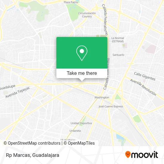 Rp Marcas map