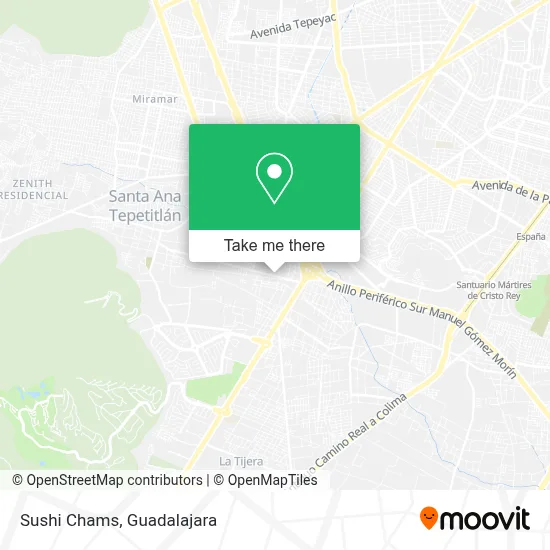 Sushi Chams map